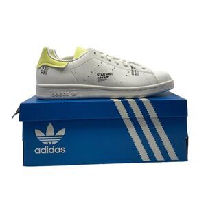 Adidas Stan Smith Men’s Size 7 Casual Retro Shoe White Yellow Sneaker Trainer
